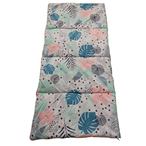 Flower printing sleeping bag