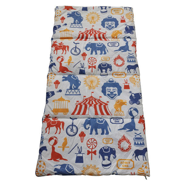Circus printing sleeping bag