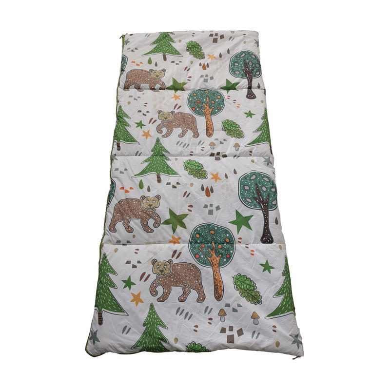 bear printing sleeping bag