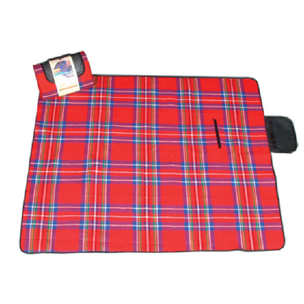 Plaid print Acrylic outdoor picnic blanket
